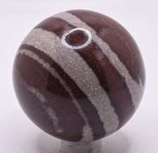 Esfera Shiva Lingam 48 mm piedra preciosa natural pulida cristal mineral - India (1 pieza)