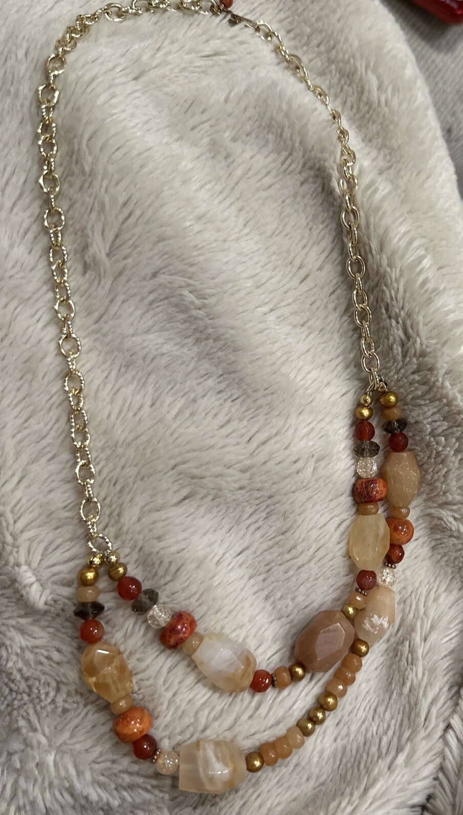 Barse  Multi-Gemstone Statement 2 Strand Gold Ton… - image 6