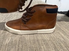 nautica sneaker dress shoes kids youth size 3 boys.