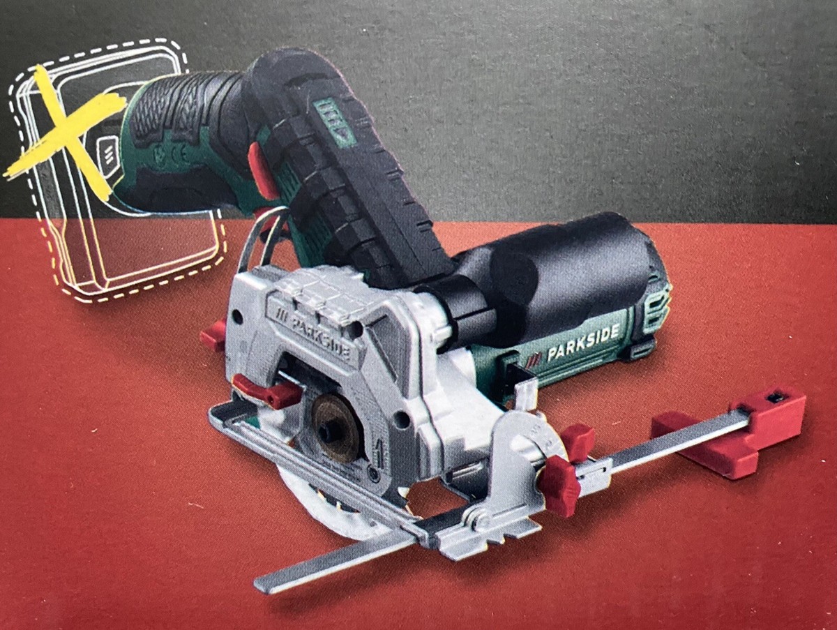 PARKSIDE PHKSA 12 B3 Akku Handkreissäge Hand Kreissäge Säge Spindle Lock NEU