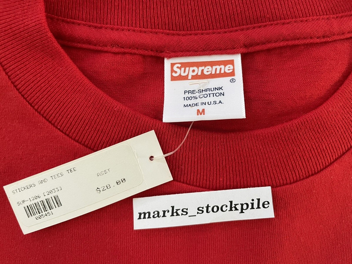 2007 Supreme T Shirts & Stickers Tee Red Men Sz Medium M New | eBay