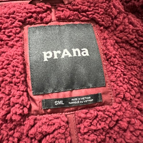 Chaleco repelente al agua Prana ESLA para mujer pequeño en rojo borgoña - Imagen 4 de 8