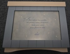 Hallmark Keepsakes Baby Photo Frame And Storage Box Blue And White Memories Boy