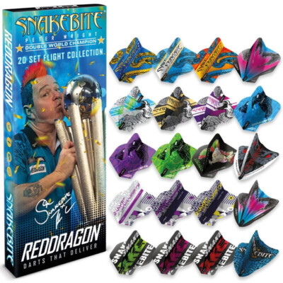 ダーツ RED DRAGON Snakebite Peter Wright Double Red Dragon Peter Wright Snakebite Double World Champion Flight