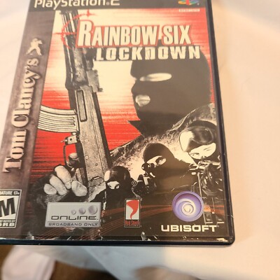 Tom Clancy's Rainbow Six: Lockdown (Sony Playstation 2, 2005) ps2 video game