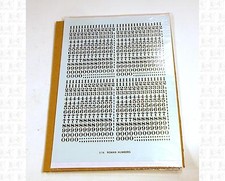Virnex HO Decals Black 3/16 Inches Railroad Roman Number Set 3137