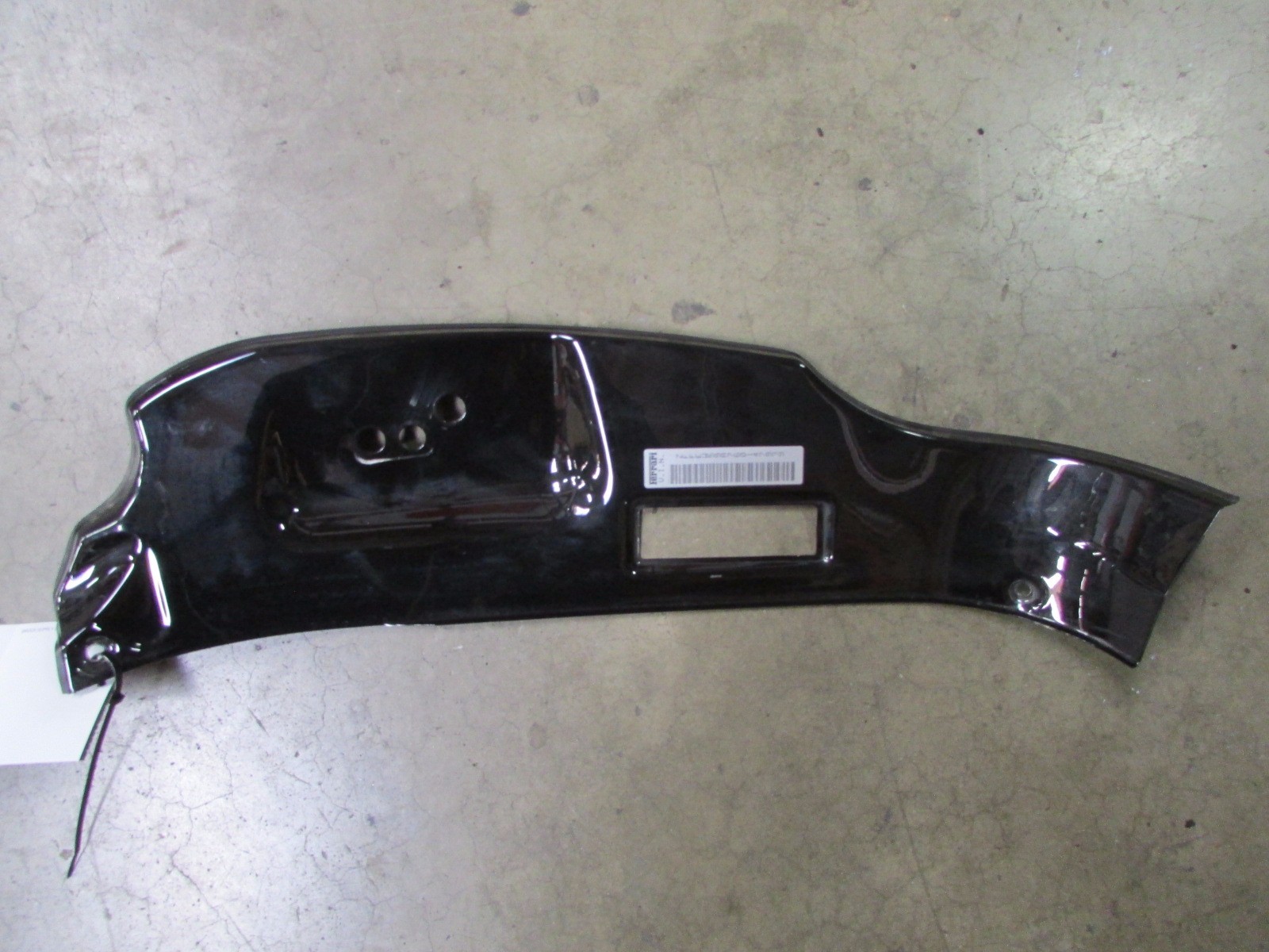 Ferrari F430, LH, Left B-Pillar, Door Jam Metal Trim Panel, P/N 68647811