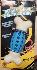 NOS Nylabone Double Action Chews for Dogs Reduce Tartar and Freshens Dog Breath
