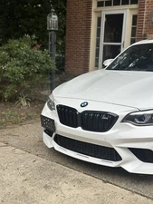 Front Bumper Tow Hook License Plate Mount Bracket For BMW M2 F87 2019-2021 New