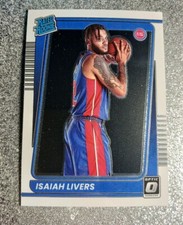 Isaiah Livers 2021-22 Donruss Optic Rated Rookie Card #177 Detroit Pistons RC