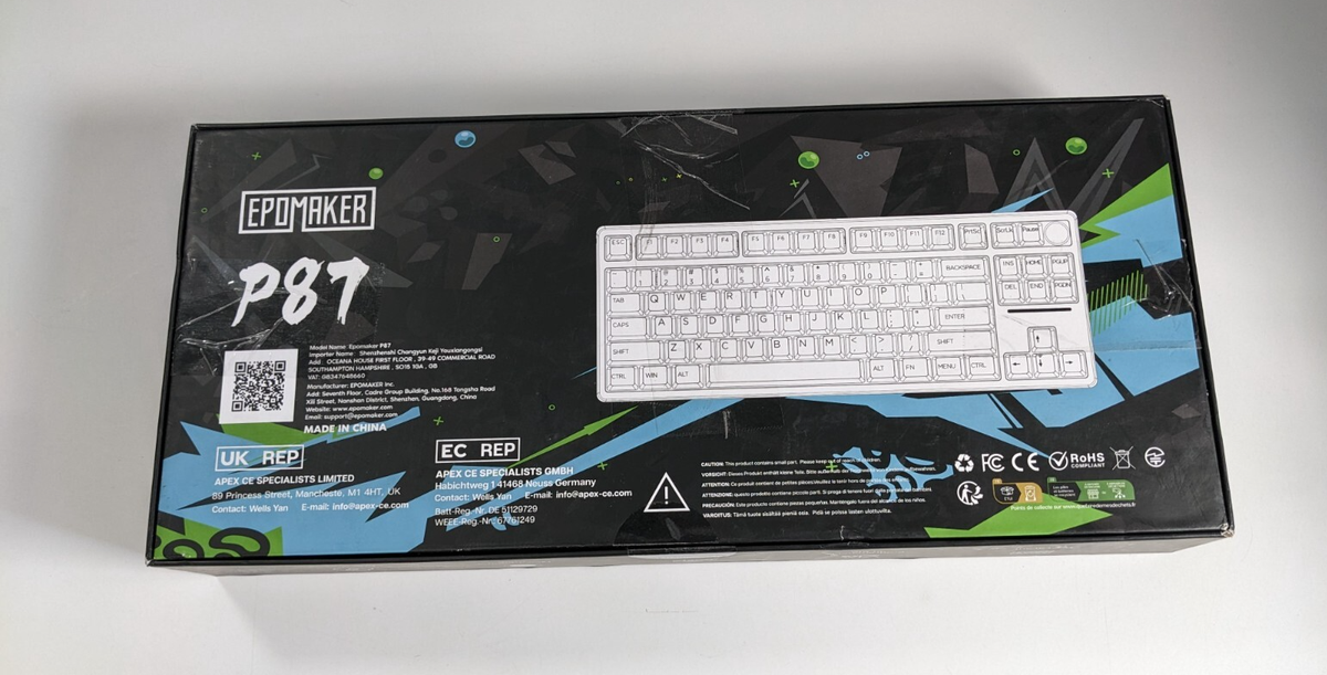 EPOMAKER P87 TKL Aluminum Wired/Wireless Gaming Keyboard-Wisteria