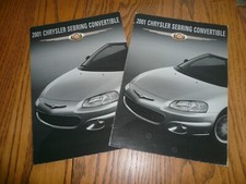 2001 Chrysler Sebring Convertible Sales Brochures - Two for One Price