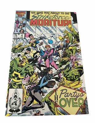 1987 Marvel Comic Strikeforce Morituri #4 VF/NM (box1)
