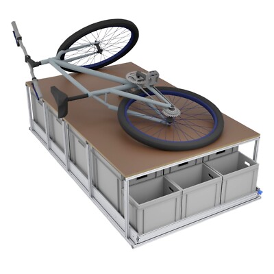 Tinobu Heckauszug für Wohnmobil, Schwerlastauszug, Kastenwagen Ausbau, Heckgarage Eurobox (150x40cm, 220kg Tinobu Heckauszug für Wohnmobil, Schwerlastauszug, Kastenwagen Ausbau, Heckgarage Eurobox (150x40cm, 220kg