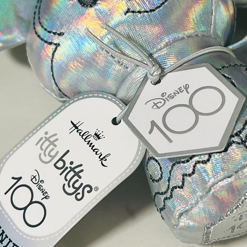 Hallmark Itty Bittys Disney 100 Topolino Minnie Set Argento Iridescente Nuovo - Foto 3 di 6
