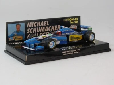 MINICHAMPS Benetton B195 M.SCHUMACHER Homblé Belgium 1995 1/43 Msc #20 - Photo 1/4