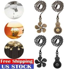 6PCS Ceiling Fan Pull Chain Beaded Ball Extension Home Light Lamp Decor Pendant