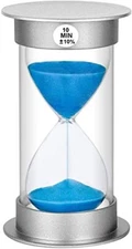 Sand Timer 10 Minute Hourglass Timer Plastic Sand Clock 10 Minutes Large Sand...