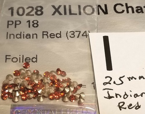 Vtg Crystal 2.5mm Swarovski Rhinestone P.Bk Glass Jewelry Craft Repair Lot 2004 - Picture 11 of 50