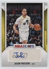 2024-25 Panini NBA Hoops Great SIGnificance Jason Preston #GS-JPJ Auto 6yz