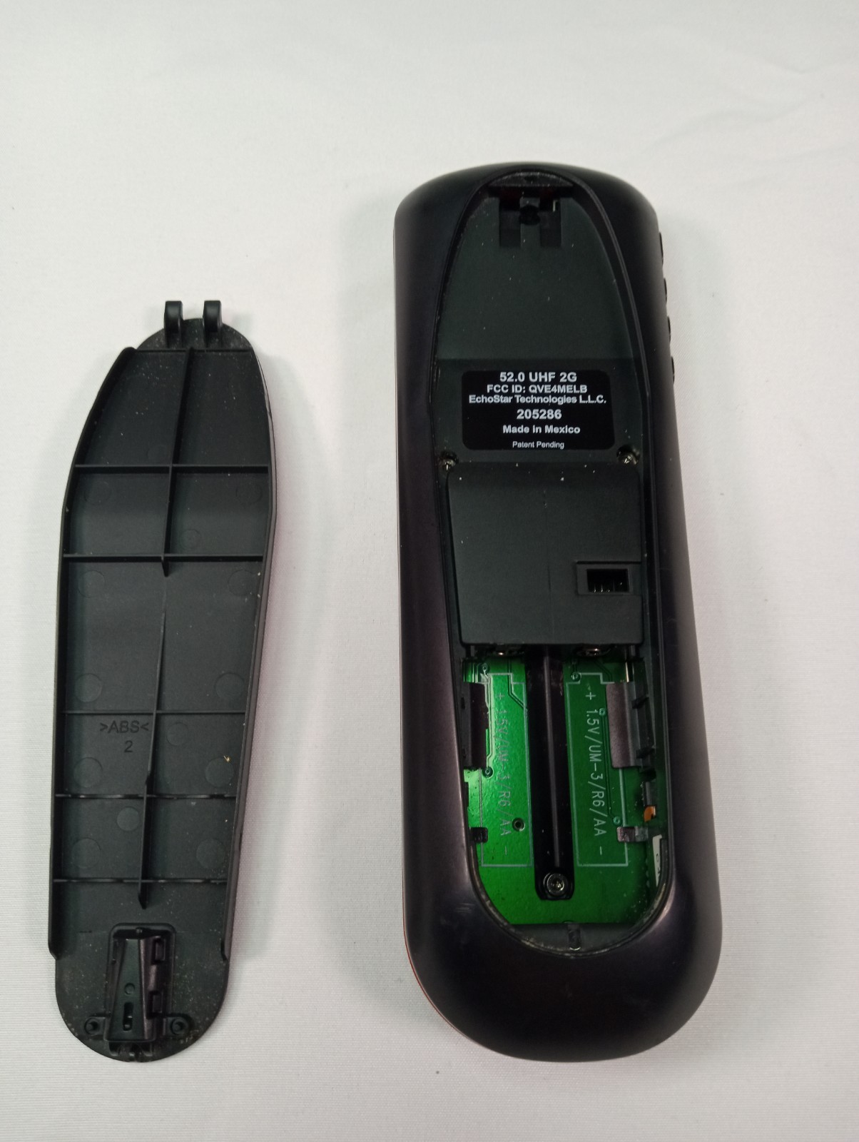 Dish Hopper 52.0 UHF 2G Remote Control #205286 Black 