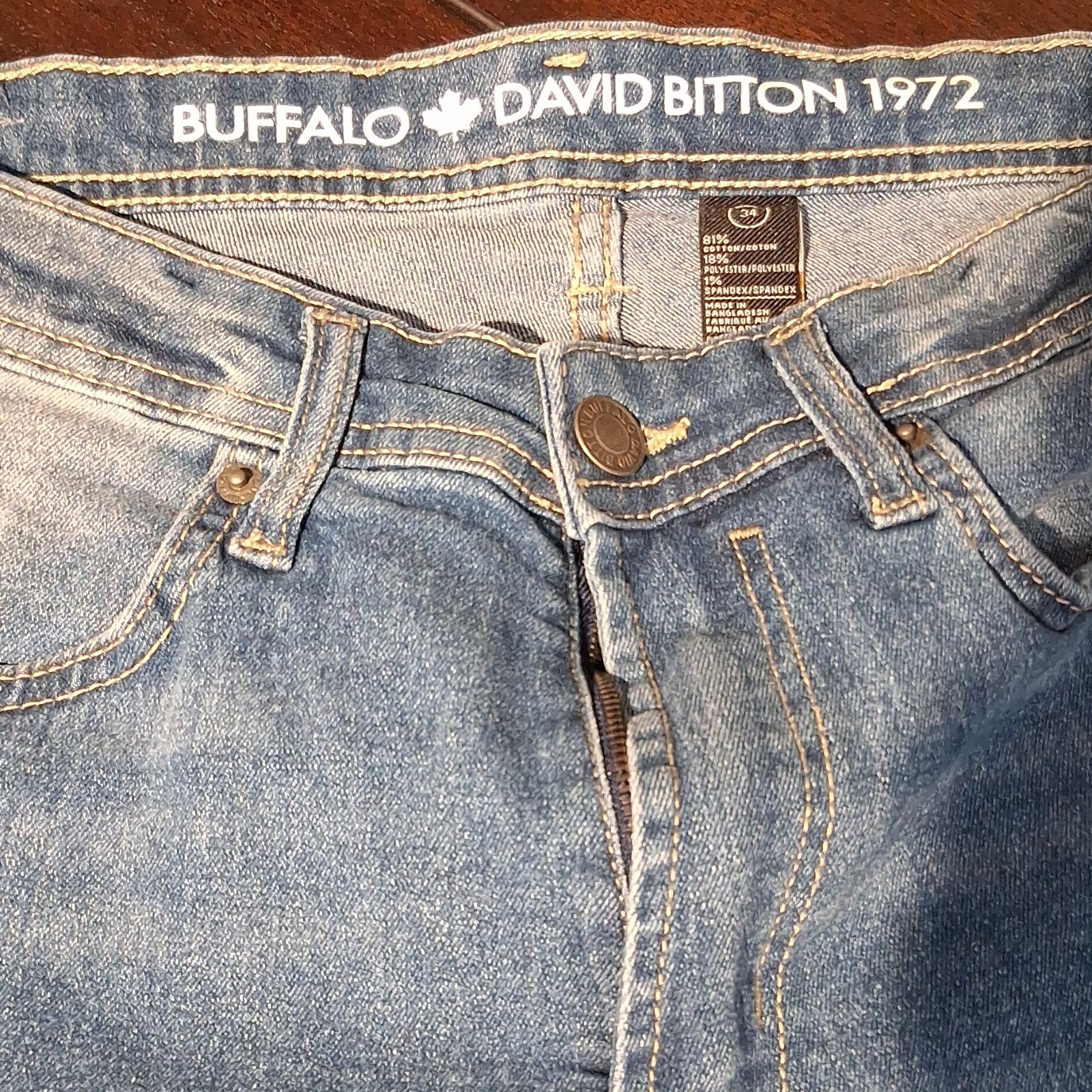 Buffalo David Bitton Bermuda Denim Shorts Evan-X Blue Women's Size 31