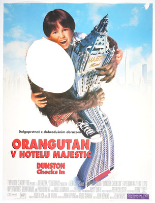 DUNSTON CHECKS IN 19x25 Orig. SLO movie poster 1996 JASON ALEXANDER FAYE DUNAWAY