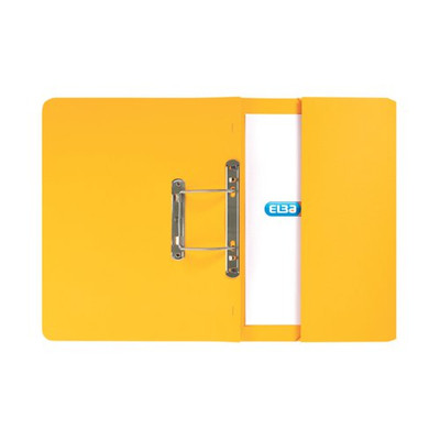 Elba Stratford Spring Pocket Transfer File Manilla Foolscap 320gsm Yel ...