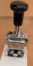 Bates Royall Automatic Numbering Ink Stamp Machine Model RNM 5A-7 - See video