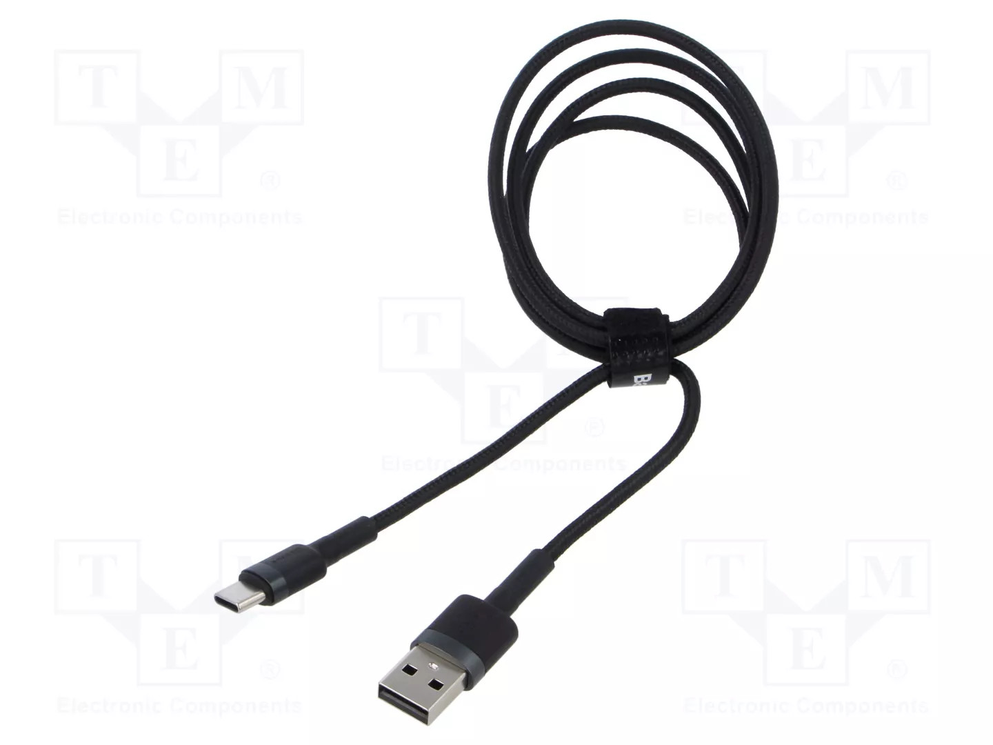 Basetech Schwarz Robustes, Flexibles Usb-C-Kabel (Qc3.0, 3 A, 1 M, /Grau) - Bild 2