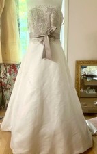 Forever Yours Wedding Dress NWT SZ 14 Unaltered