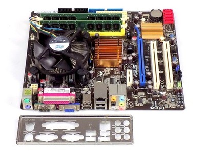 Asus P5KPL-AM + Intel Core 2 Duo E7400 + 4GB DDR2 - Mainboard CPU RAM Bundle