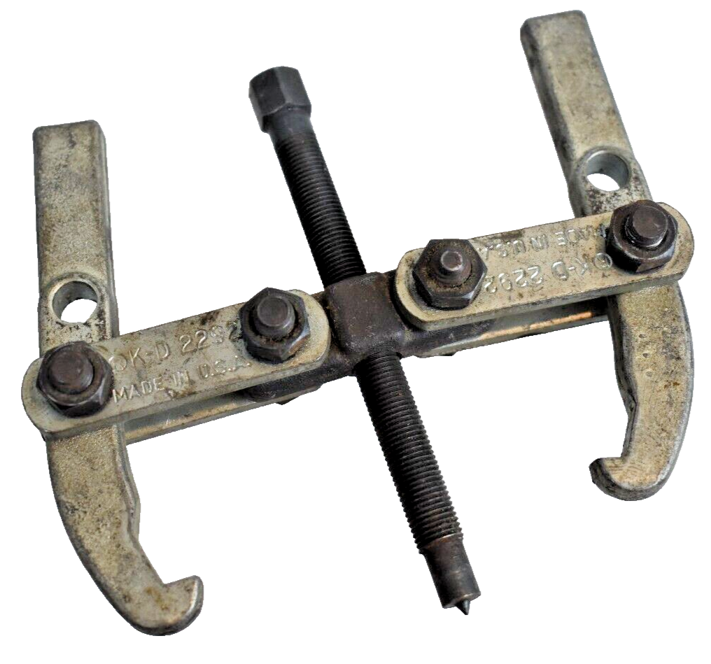 K-D Tools No 2292 Vintage 2-Jaw Gear Puller Remover Adjustable USA