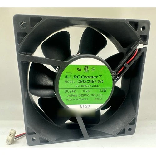 New Servo CNDC24B7-034 24V 0.2A 4.8W 2-Wire Double Ball Inverter Fan#QW