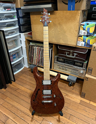 Kiesel SH6S 2018 Semi-Hollow Redwood Burl