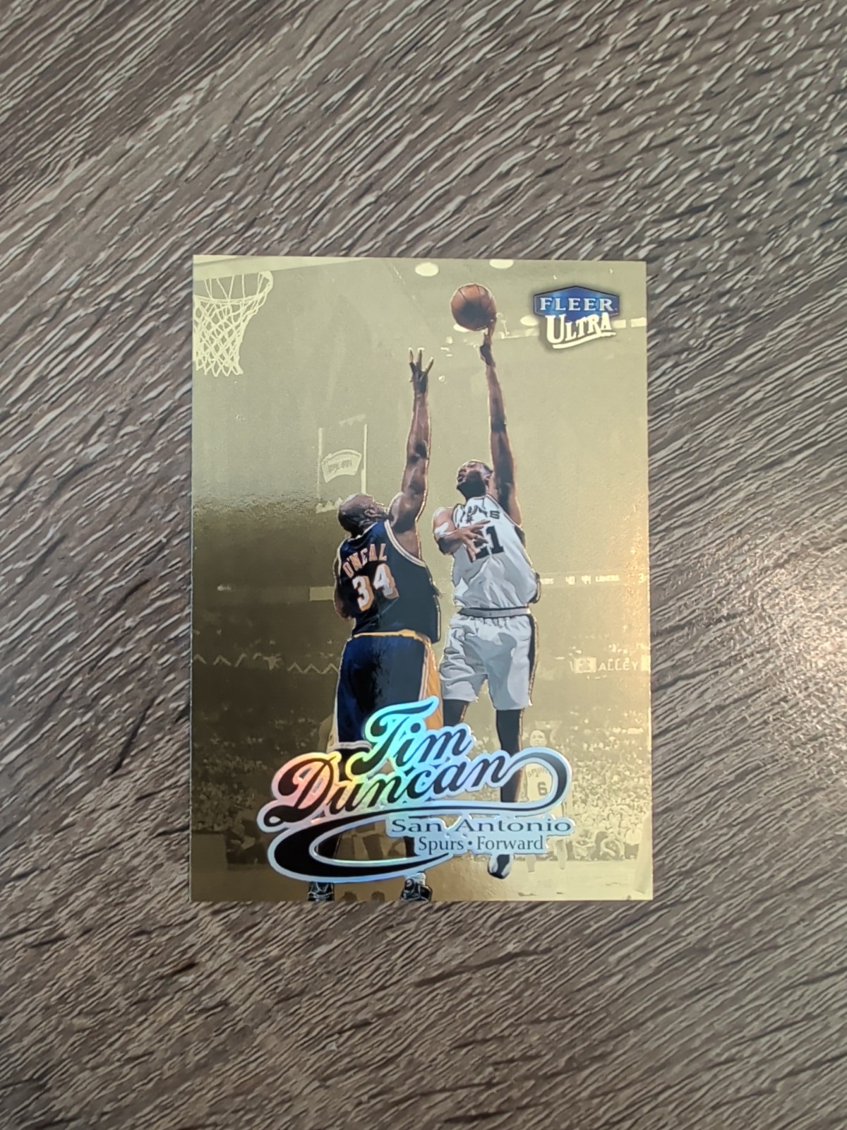 Tim Duncan 1998-99 Fleer Ultra GOLD Medallion #55G San Antonio Spurs