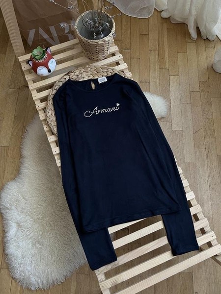 Women Giorgio Armani Top Navy 36 / S / 44