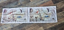 National Wildlife Federation 1979 Winter Birds Ladies Scarf Vintage Nature Decor
