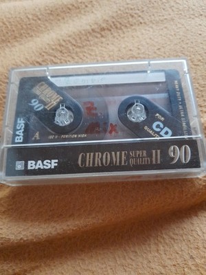 BASF Super Chrome II 90 For CD Sound  - Audio  Cassette Tape  | 1 x bespielt 