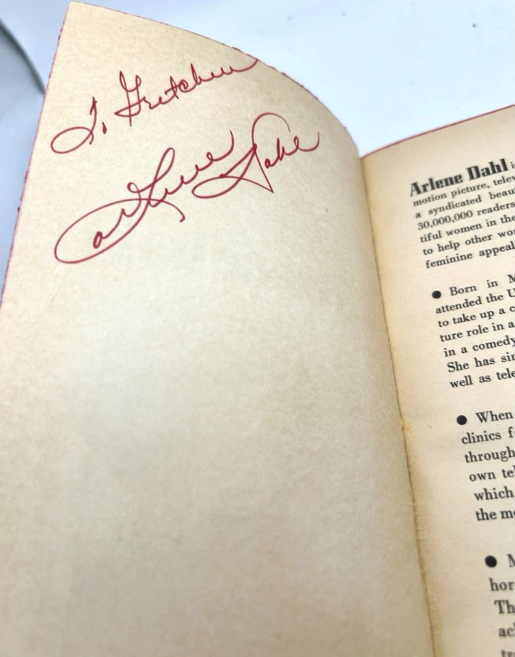 SIGNED ⭐️⭐️ Always Ask a Man: the Key to Femininity by Arlene Dahl 1969 - Image 2 of 4
