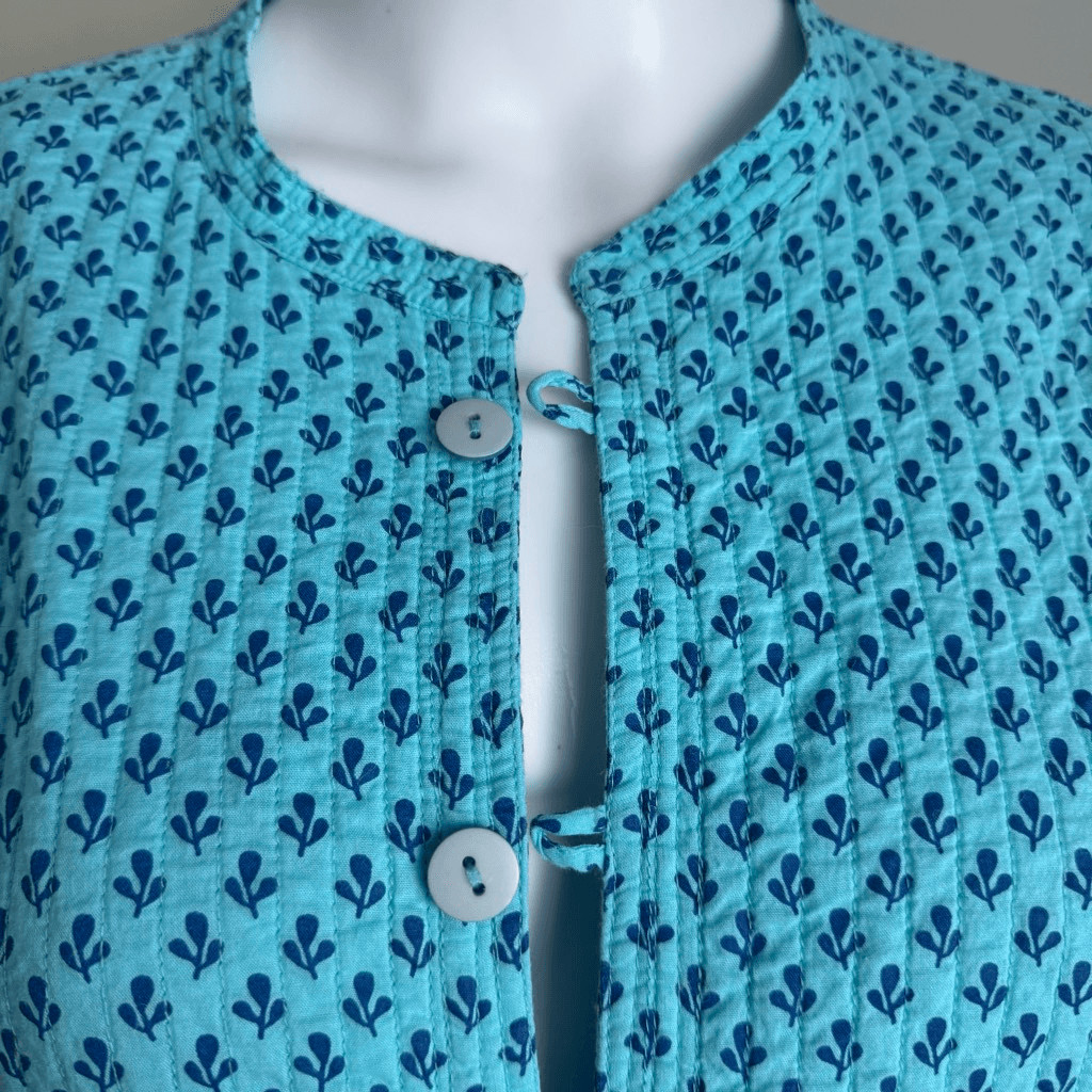 Appleseeds Reversible Quilted Patchwork Jacket 10… - image 5