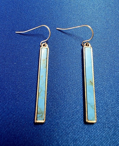 Robert Lee Morris Soho Turquoise Dangle Earrings