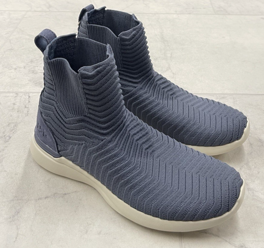 NIB APL Women's Techloom Chelsea Sneaker Boot In Blue Size:10