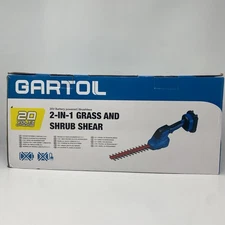 Hedge Trimmer 2-in-1 Cordless Electric Hedge Trimmer Handheld Grass Shear Cutter