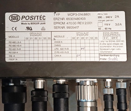 Positec berger lahr WDP3-014.8801 Stepper drive - Picture 4 of 5
