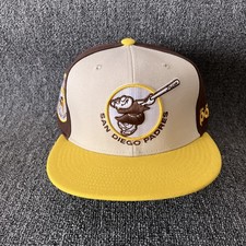 Mitchell & Ness 55.5cm Padres Swinging Friar Fitted Cap 1978 All-Star Brown