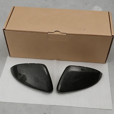 Paar Carbon-Optik Spiegelkappen Gehäuse Für 2014-18 VW Golf 7 VII Variant GTI R