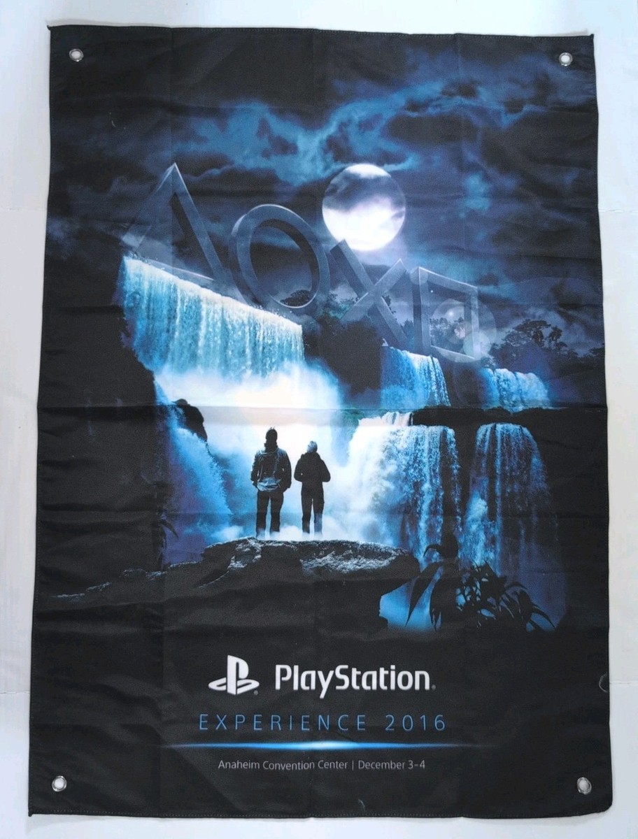 PlayStation Experience 2016 Promotional Cloth Polyester Banner 33