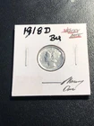 1918D Mercury Dime BU Condition