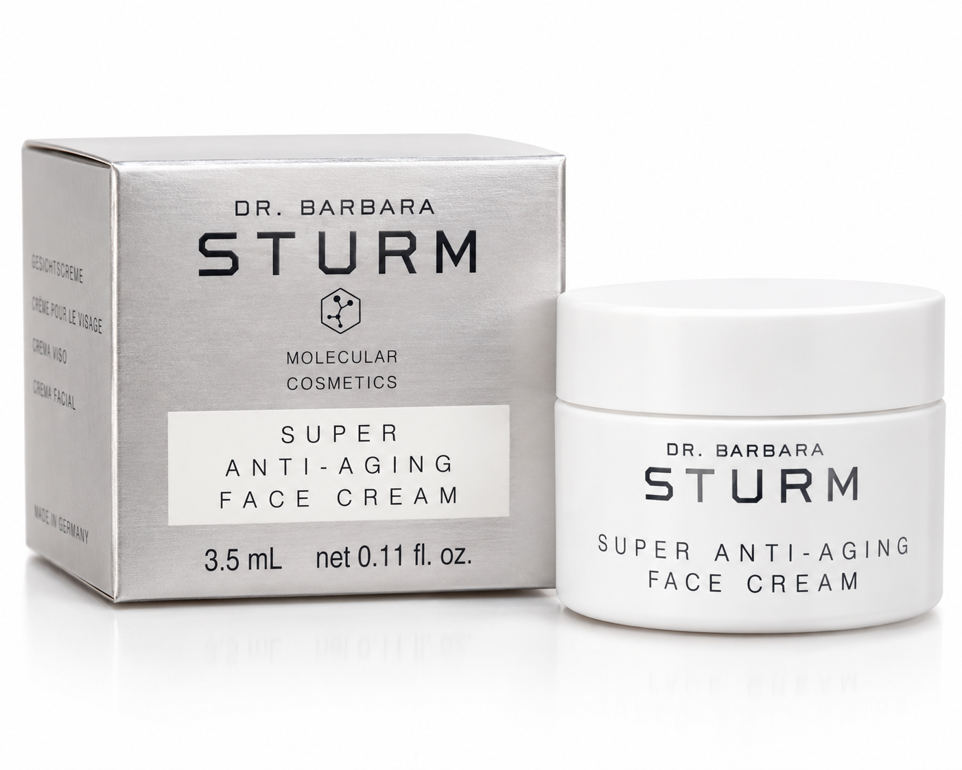 Rectangular Face Lotion Box DR BARBARA STURM SUPER ANTI-AGING FACE CREAM 3.5ML NIB | eBay